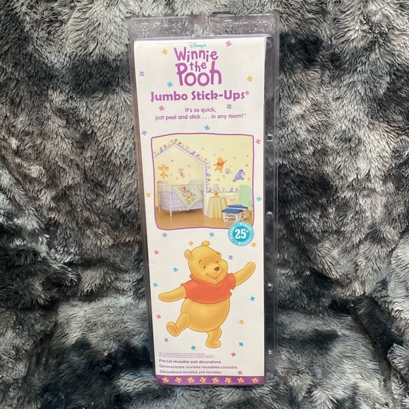 NIB Disney Winnie the Pooh Wall Decals - Red and Yellow Stick ups - Picture 1 of 16